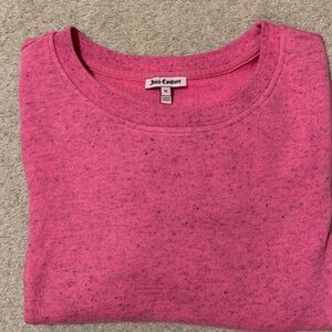 Juicy Couture Pink Short Sleeve Sweatshirt